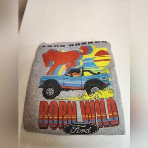 Junk Food Ford Bronco Sweatshirt Size XL "Born Wild"